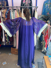Load image into Gallery viewer, Silk purple negligee set
