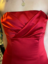 Load image into Gallery viewer, Red satin gown
