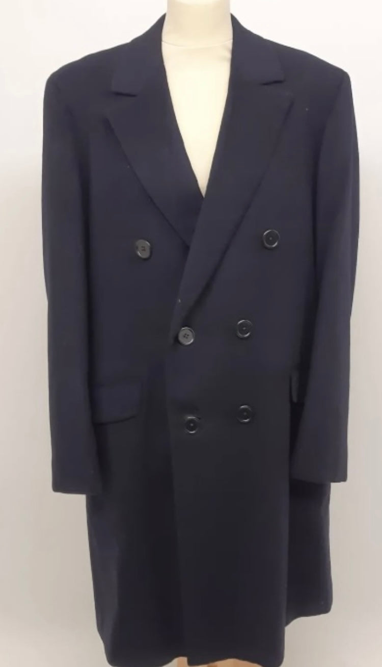Navy Cashmere man’s coat