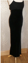 Load image into Gallery viewer, Velvet Black Ghost gown

