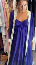 Load image into Gallery viewer, Silk purple negligee set
