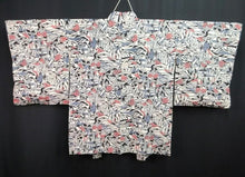 Load image into Gallery viewer, Japanese floral silk haori
