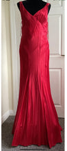 Load image into Gallery viewer, Red bias cut Ghost gown
