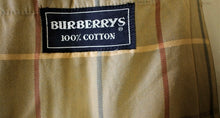 Load image into Gallery viewer, Rare 100%  Burberry 46” Reg  trench coat
