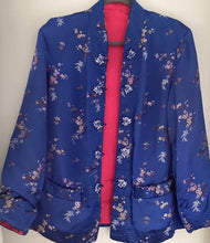 Load image into Gallery viewer, Brocade satin reversible jacket
