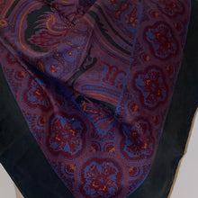 Load image into Gallery viewer, Madder dyed paisley deadstock scarf
