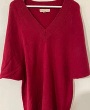 Load image into Gallery viewer, Michael Kors red cashmere tunic
