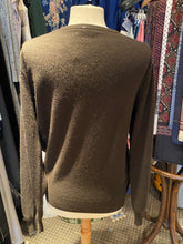 Load image into Gallery viewer, Sparkling V neck cashmere sweater
