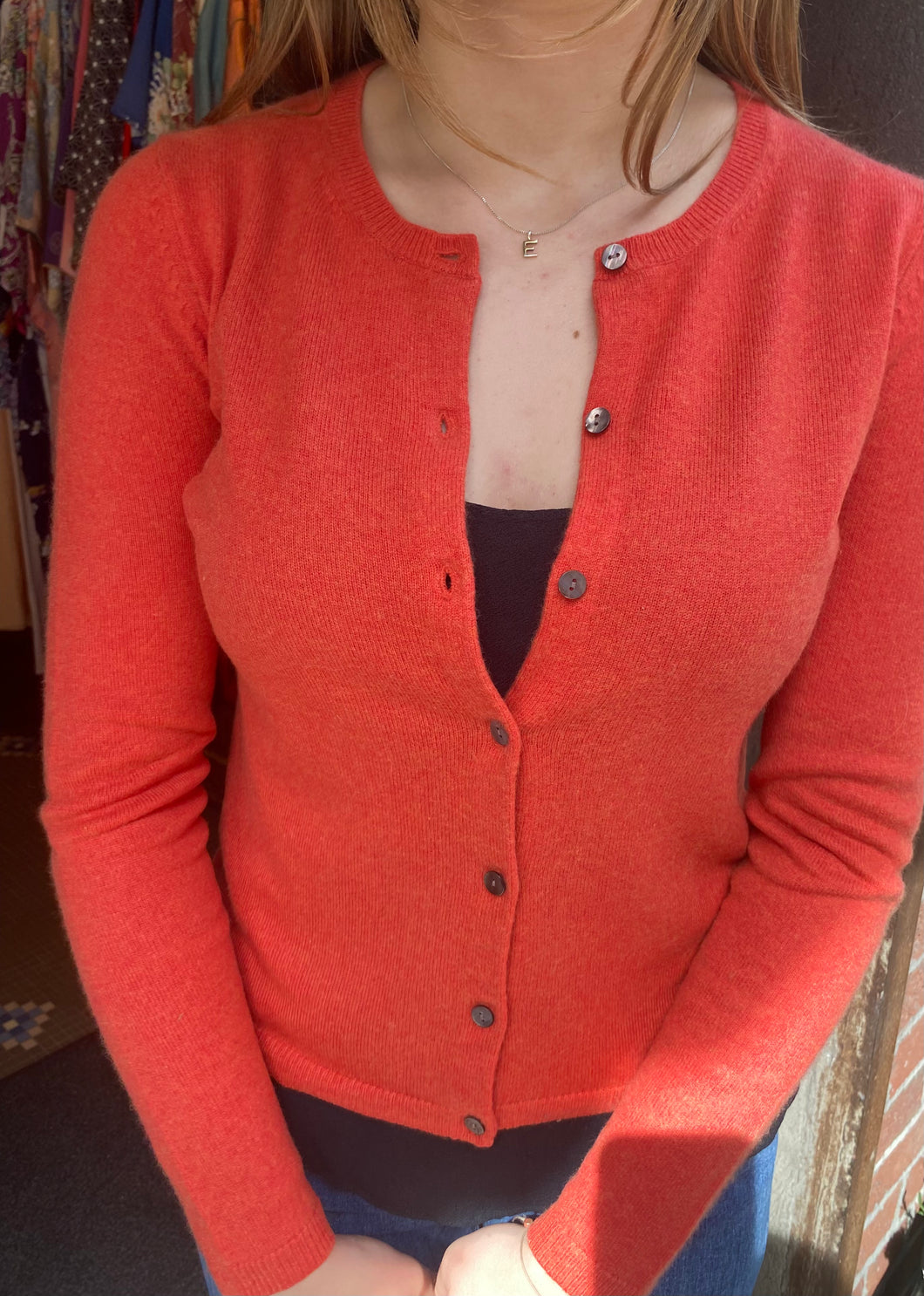 John Lewis orange cashmere