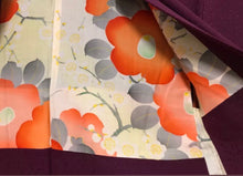 Load image into Gallery viewer, Reversible purple kimono jacket
