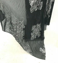 Load image into Gallery viewer, Nicole Miller Black silk lamé gown NWT
