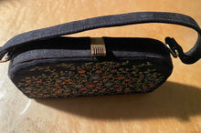 Load image into Gallery viewer, Embroidered vintage cordé bag
