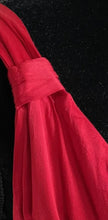 Load image into Gallery viewer, Red bias cut Ghost gown
