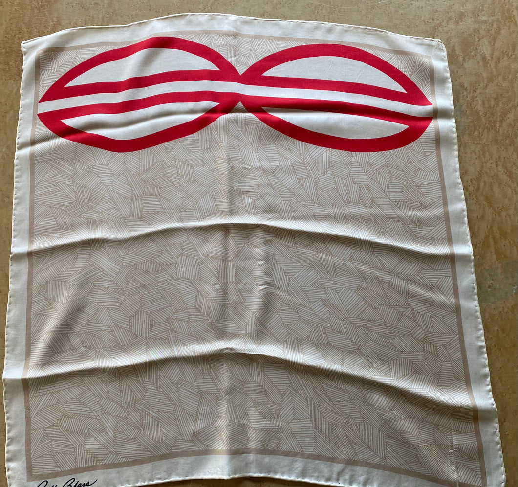 Bill Blass silk neckerchief