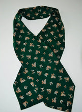 Load image into Gallery viewer, Dark green horse theme cravat
