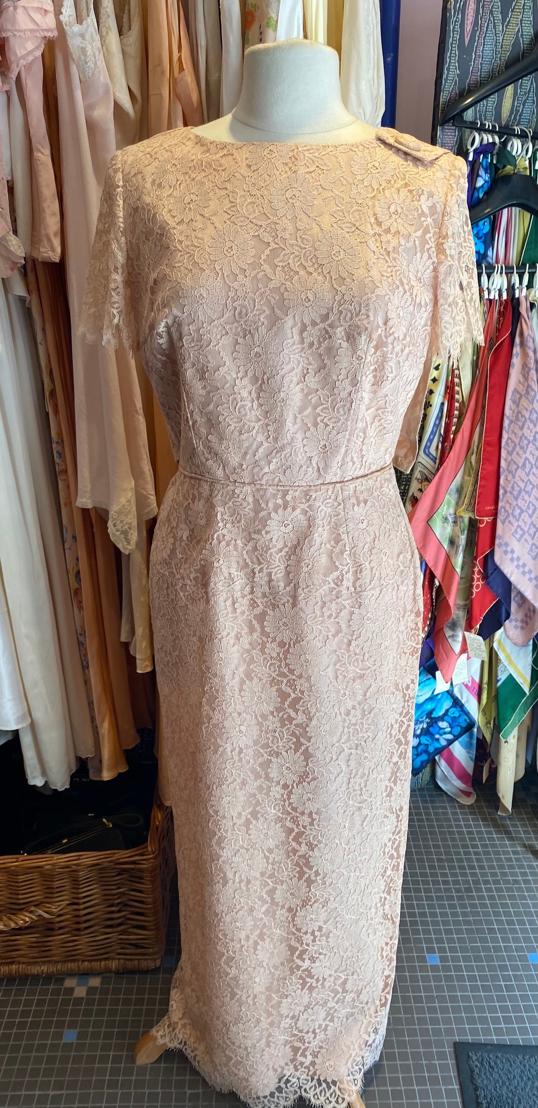 Full length lace gown