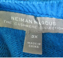 Load image into Gallery viewer, XL Blue Neiman Marcus cashmere
