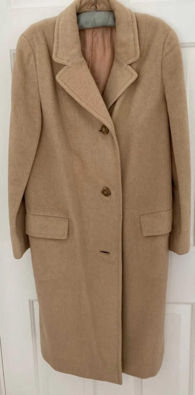 Cashmere camel coat