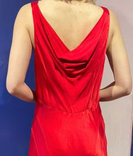 Load image into Gallery viewer, Red bias cut Ghost gown
